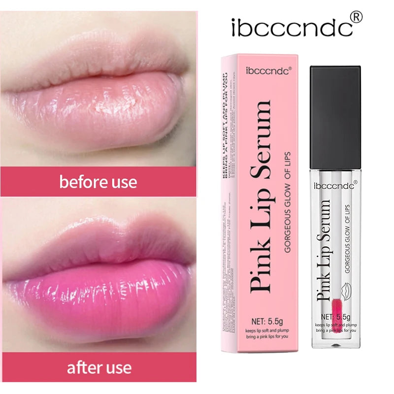 Lip Gloss Oil Fast Lightening Pink Lips Bleaching Permanent Pinkish Lip Balm Moisturizing Lipstick Female Makeup Korean Cosmetic