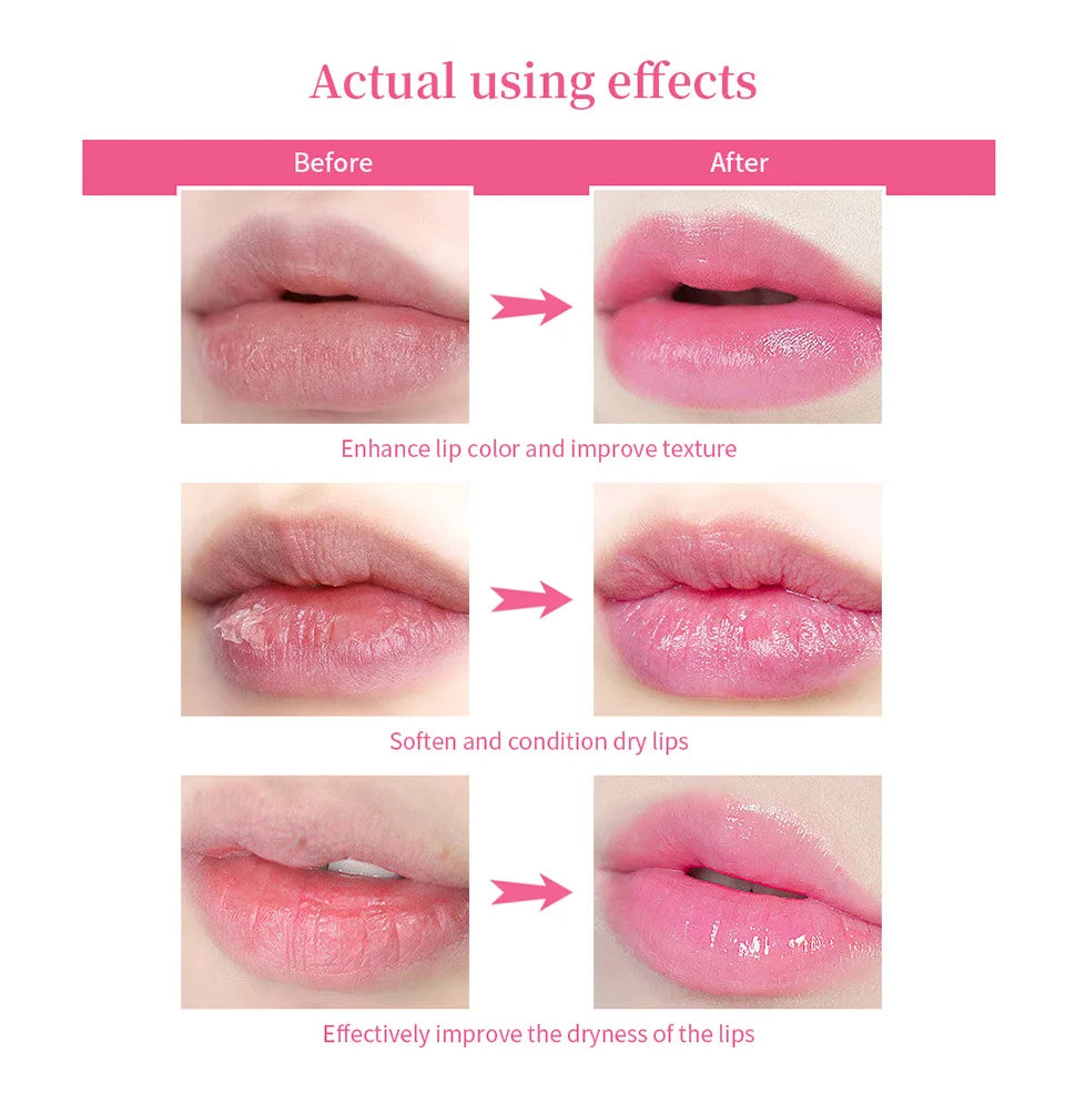 Lip Gloss Oil Fast Lightening Pink Lips Bleaching Permanent Pinkish Lip Balm Moisturizing Lipstick Female Makeup Korean Cosmetic