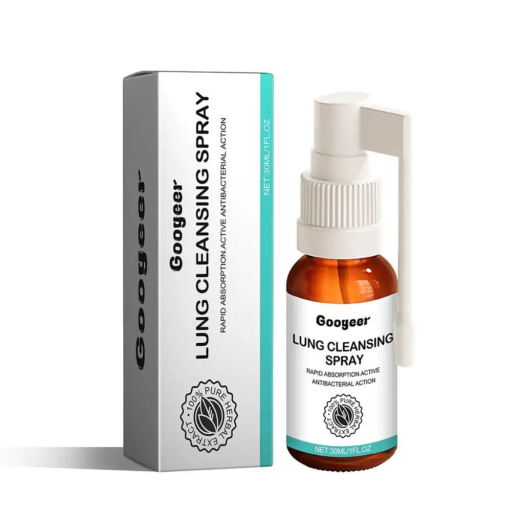 Lung Breath Spray 30ml Plant Formula Cleanser Mist For Lung Care Lung Respiratory Support Spray For Women Men Senior V1k7