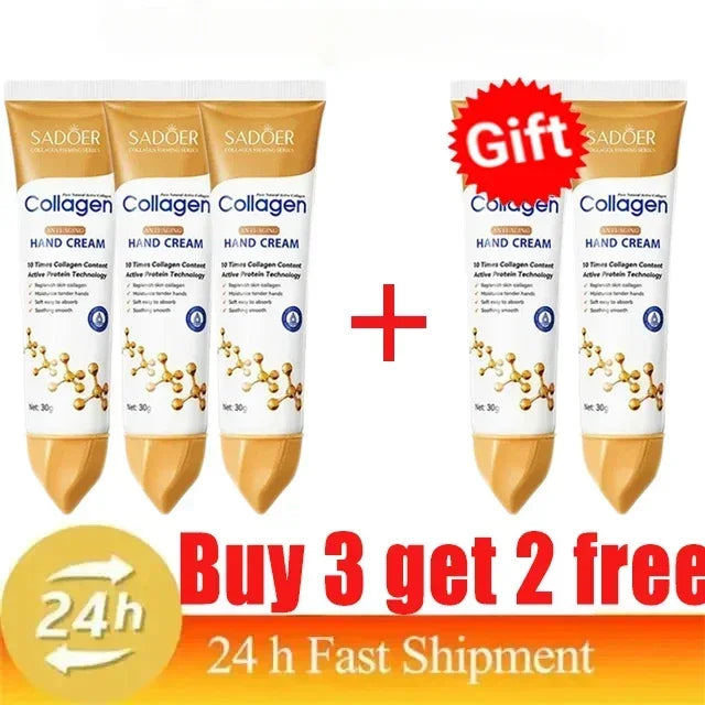 Nourishing Hand Cream Collagen Anti-wrinkle Anti-Aging Repair Exfoliating Calluses Removal Gel Whitening Moisturizing Skin Care