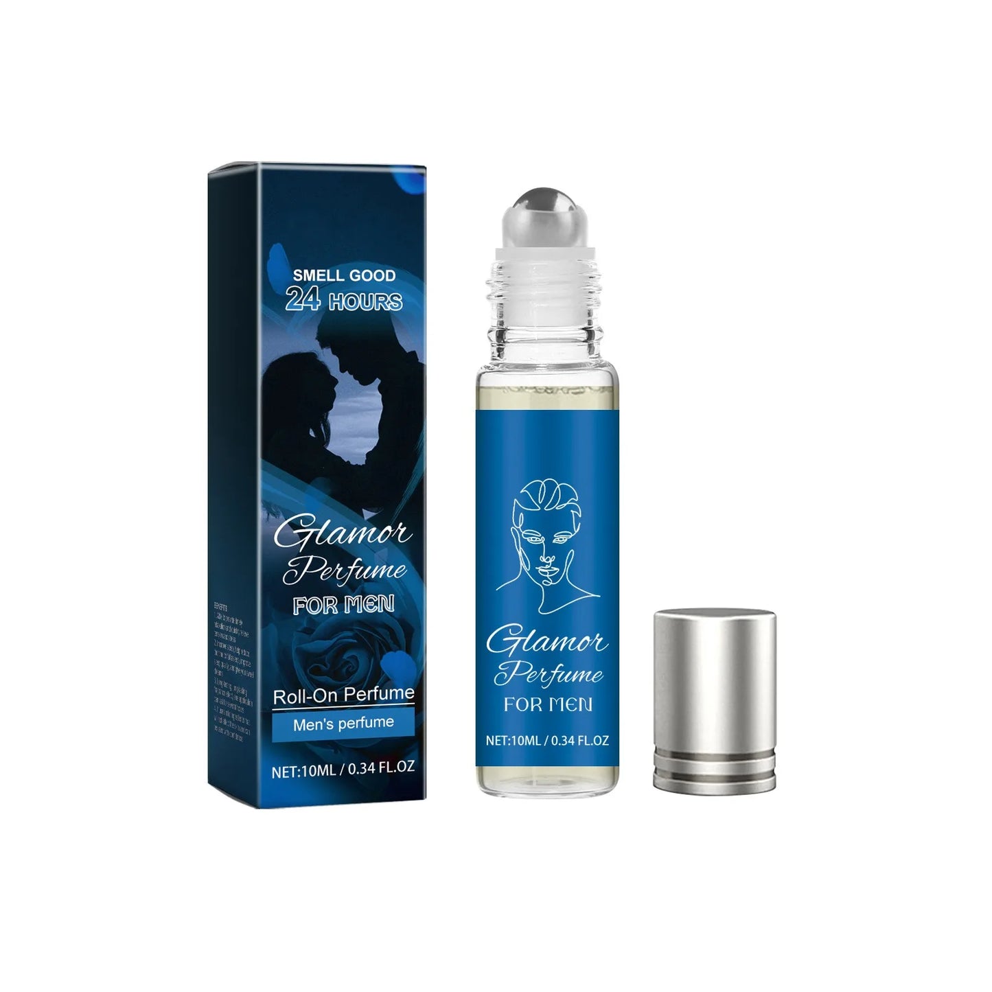 Pheromone Roller Perfume Oil, Pheromone Perfume, Perfume Party Perfume For Couples, Heart Stirring Gift Rose Ocean Scent,10ML