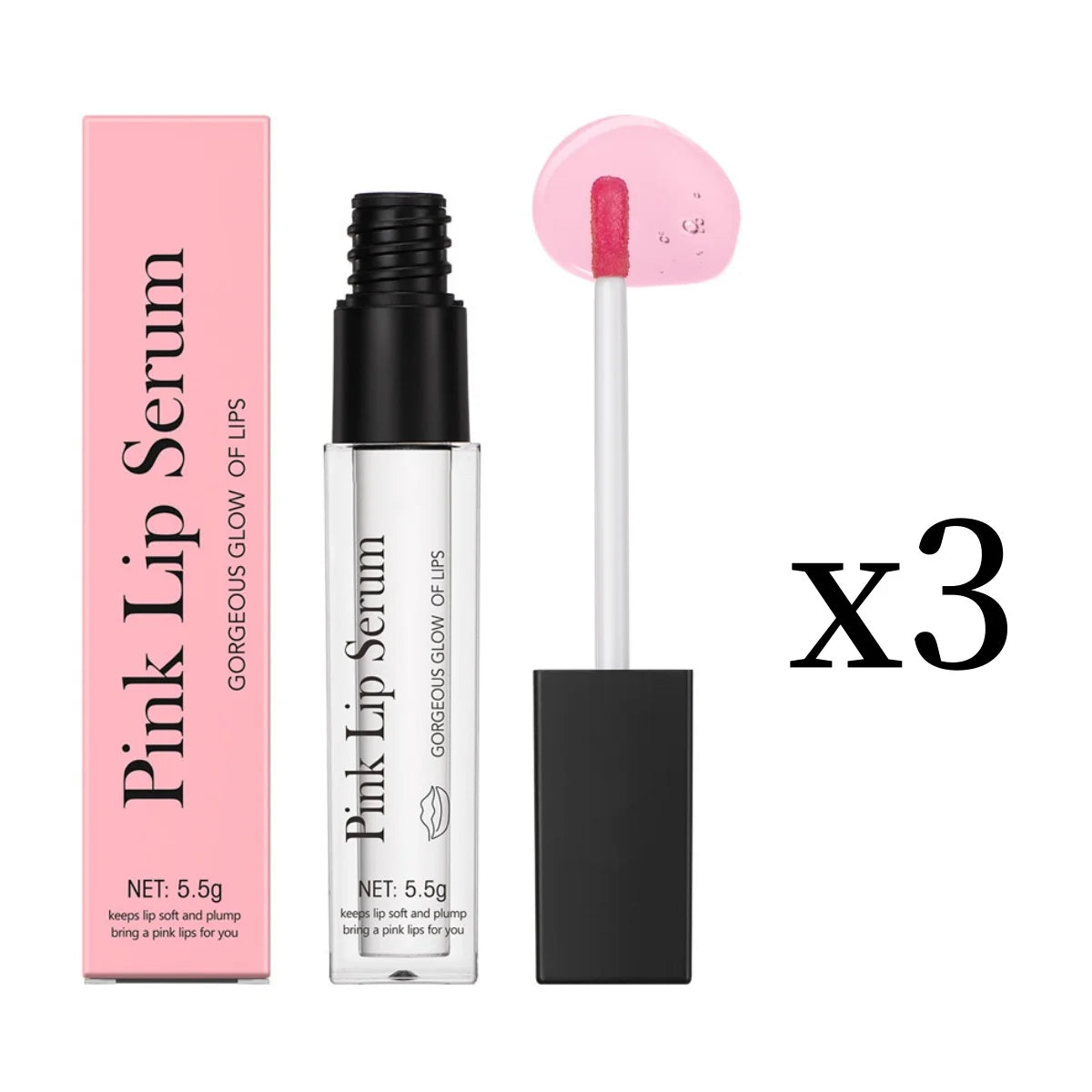 Pink Fresh Remove Dark Lips Gel Lightening Essence Cream Natural Pink Serum Lips Repair Fine Line Brighten Lip Care Exfoliator