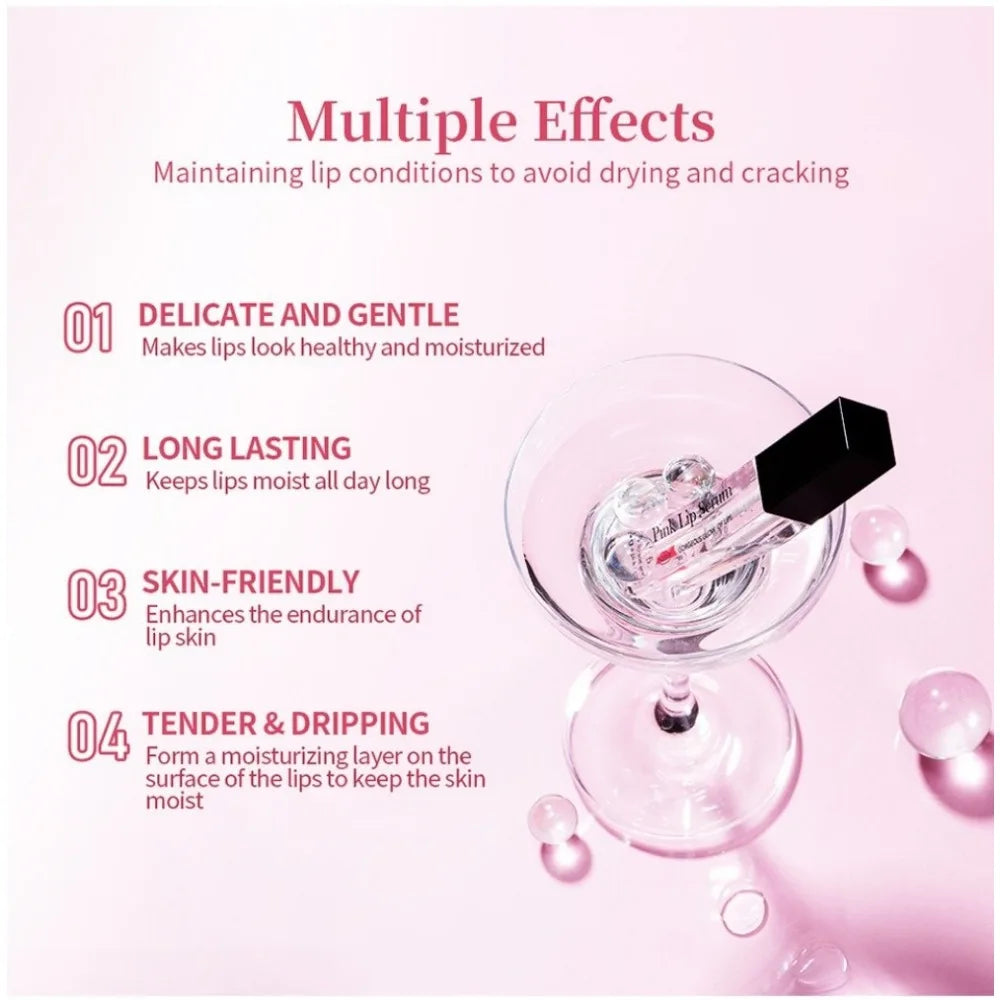 Pink Fresh Remove Dark Lips Gel Lightening Essence Cream Natural Pink Serum Lips Repair Fine Line Brighten Lip Care Exfoliator