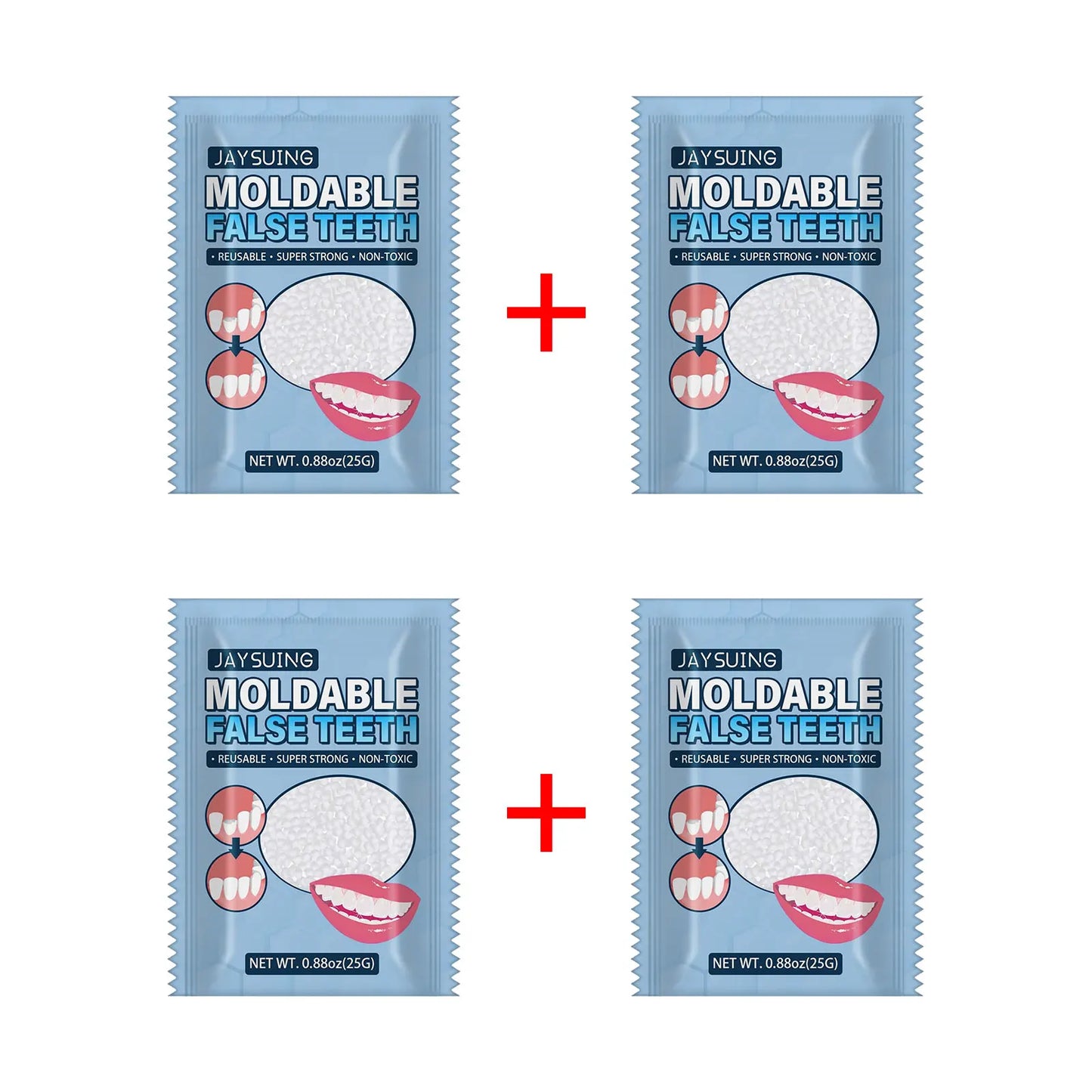 Resin Tooth Repair Glue Shapeable Teeth Gaps Filling Solid Glue Temporary Teeth Repair Falseteeth Glue Safety Dental Supplies