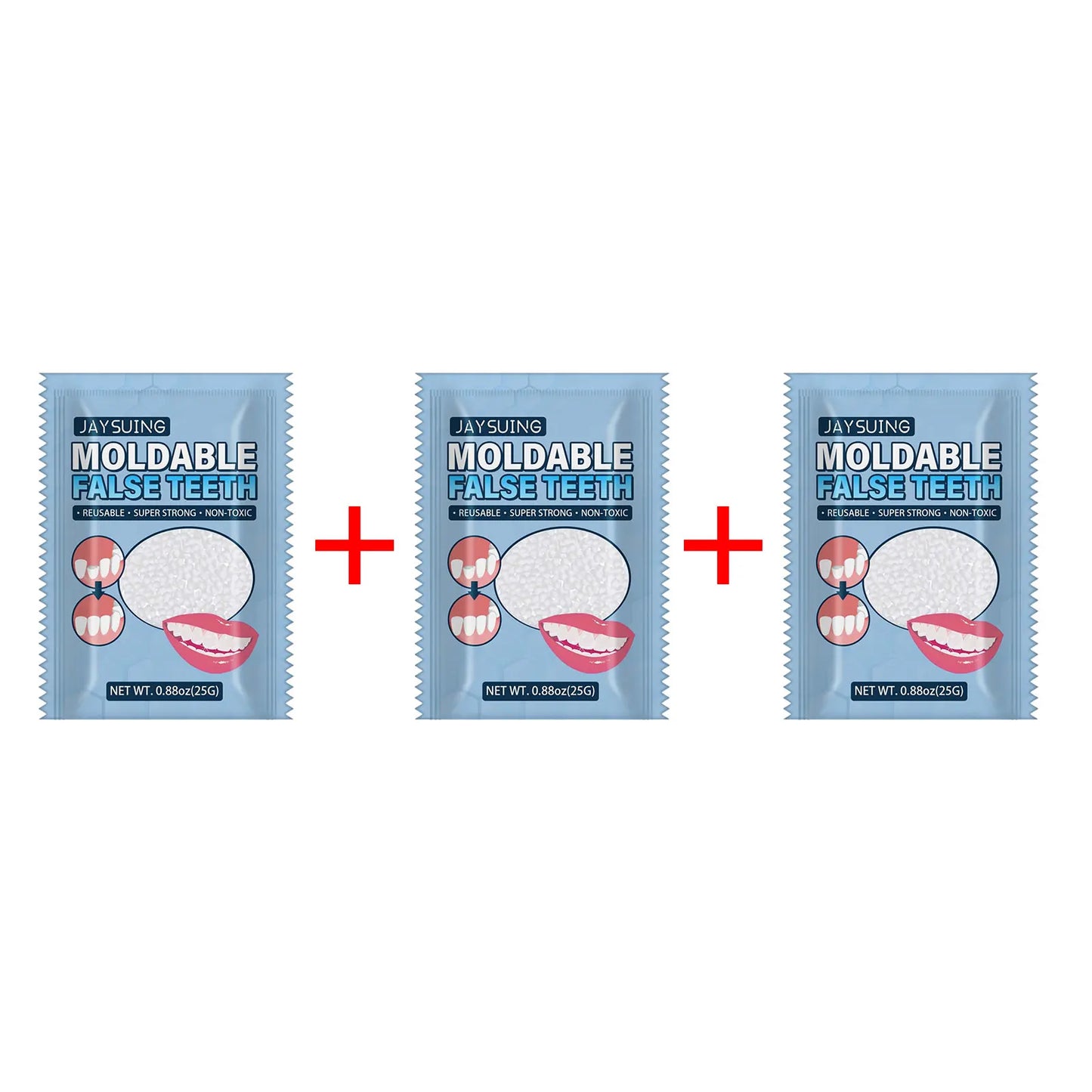 Resin Tooth Repair Glue Shapeable Teeth Gaps Filling Solid Glue Temporary Teeth Repair Falseteeth Glue Safety Dental Supplies