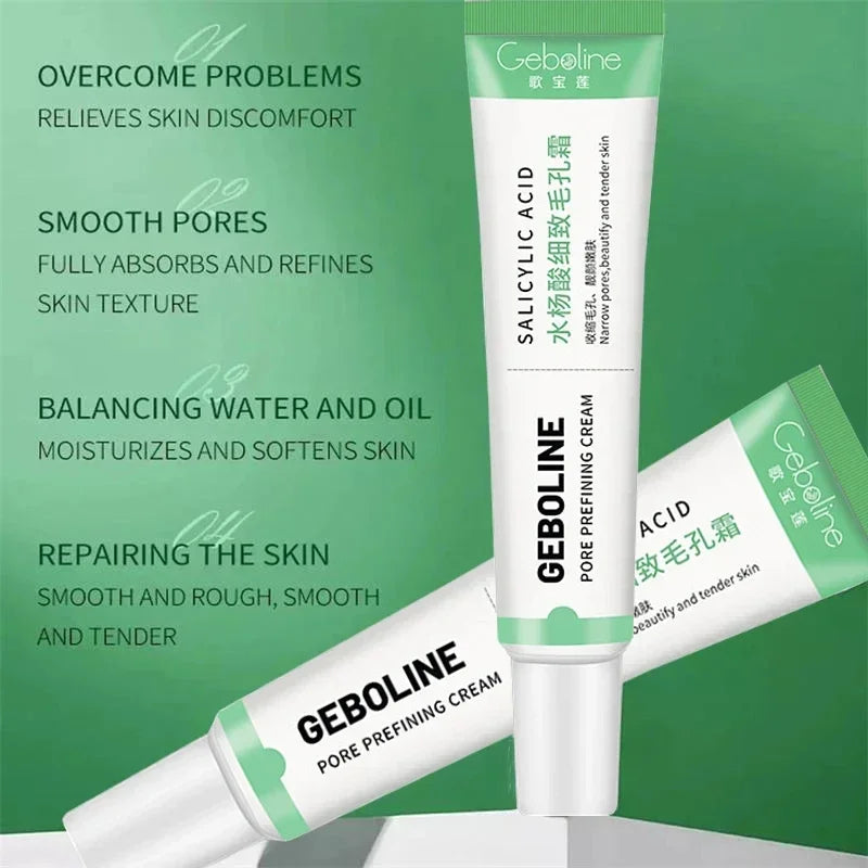 Salicylic Acid Pore Shrinking Cream Tighten Face Smooth Skin Korean Care Product 2024 New