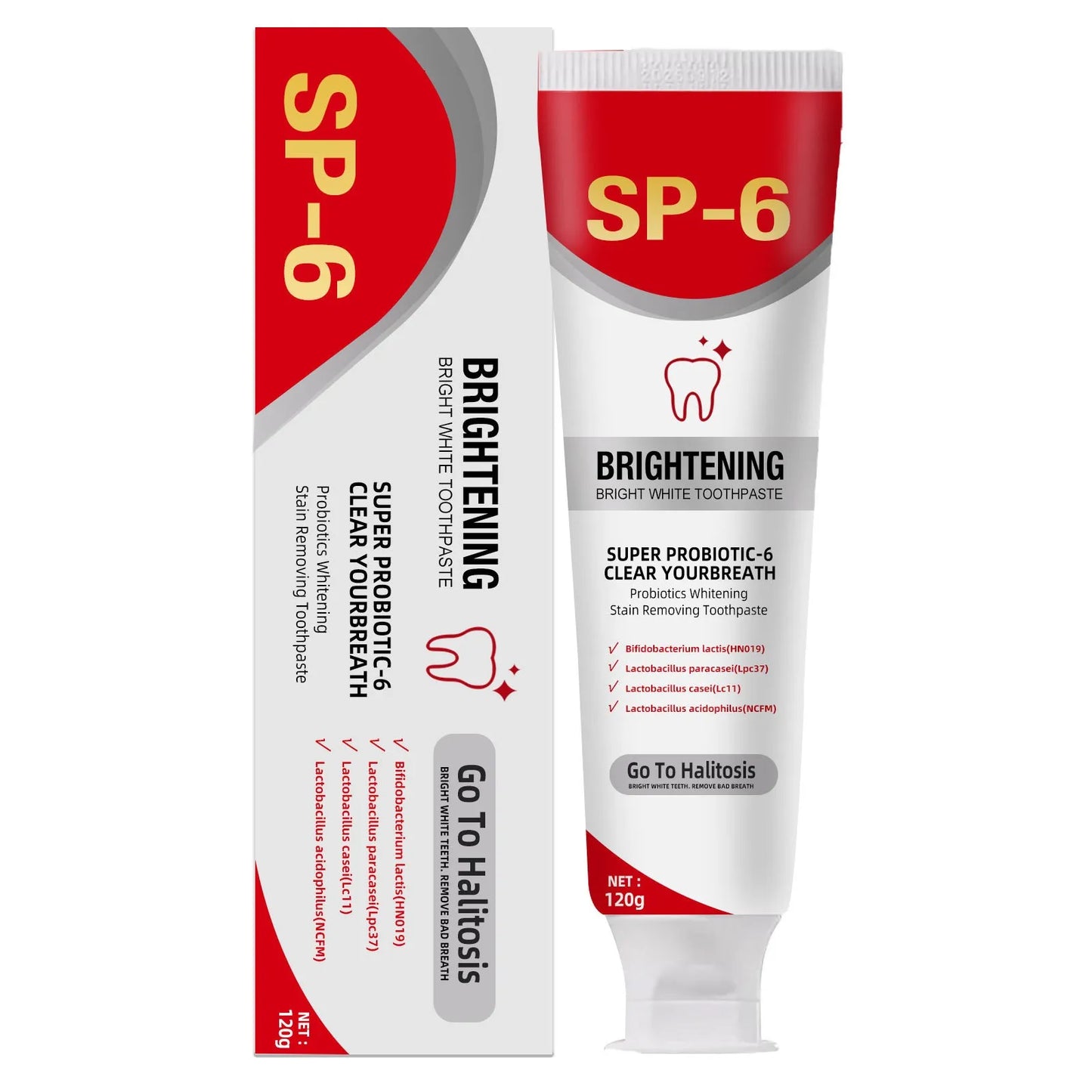 Sp 6 Ultra Whitening Sp 6 Toothpaste Ultra Whitening Toothpaste Sp - 6 Probiotic Brightening ToothpasteDeep Cleaning Care Toothp