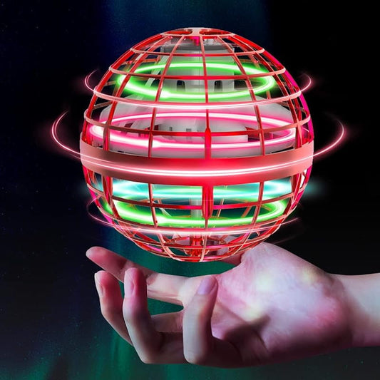 Tikduck Flying Orb Ball Toys Soaring Hover Boomerang Spinner Hand Controlled Mini Drone Cosmic Globe Spinning Kids Adults Outdoor Fly Toy Birthday Gift Cool Stuff for Boys Girls 6 7 8 9 10  Year Old