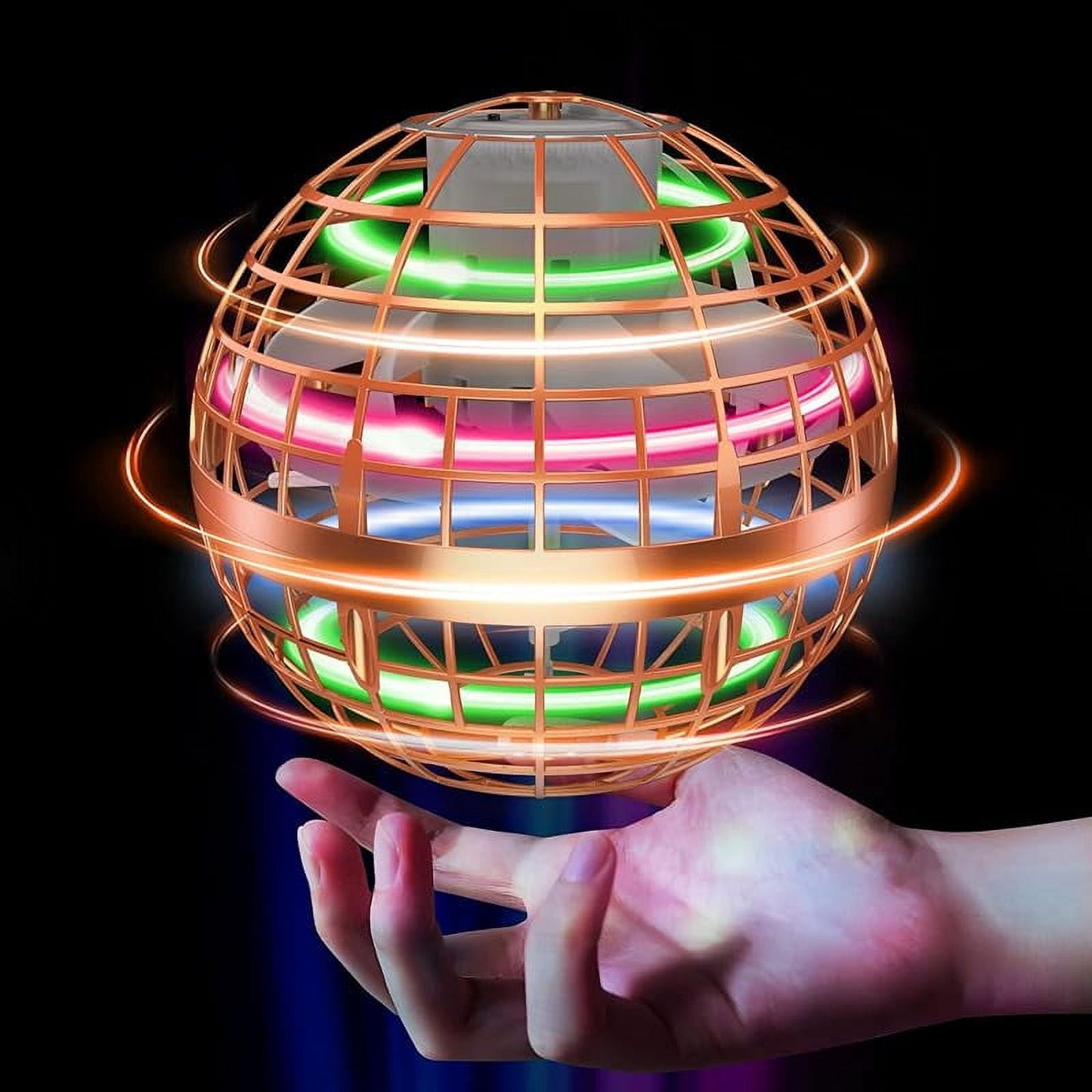 Tikduck Flying Orb Ball Toys Soaring Hover Boomerang Spinner Hand Controlled Mini Drone Cosmic Globe Spinning Kids Adults Outdoor Fly Toy Birthday Gift Cool Stuff for Boys Girls 6 7 8 9 10  Year Old