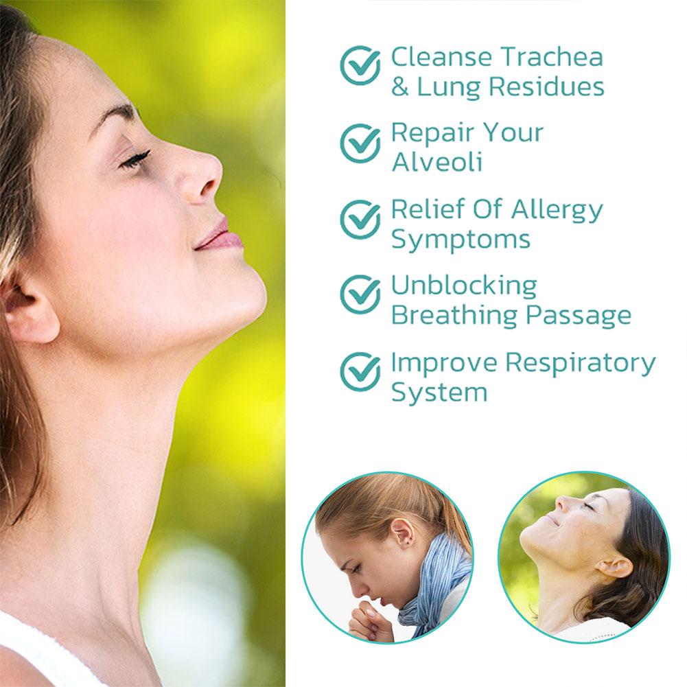 Lung Breath Spray 30ml Plant Formula Cleanser Mist For Lung Care Lung Respiratory Support Spray For Women Men Senior V1k7