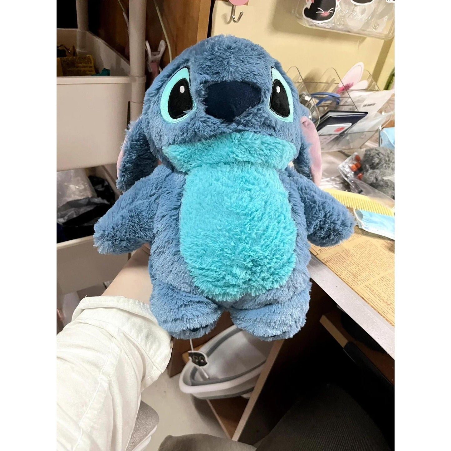 Stitch  Plush Hot Water Bottle Hand Warm Bottle Portable Warm Hand Bag Hand Warmer Holiday Gift For Girlfrien Monster
