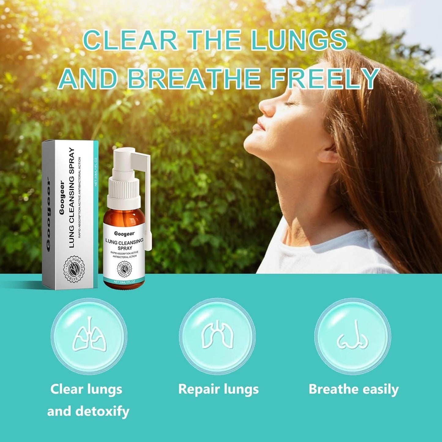 Lung Cleansing Spray  Body Cleansing Spray 30ml