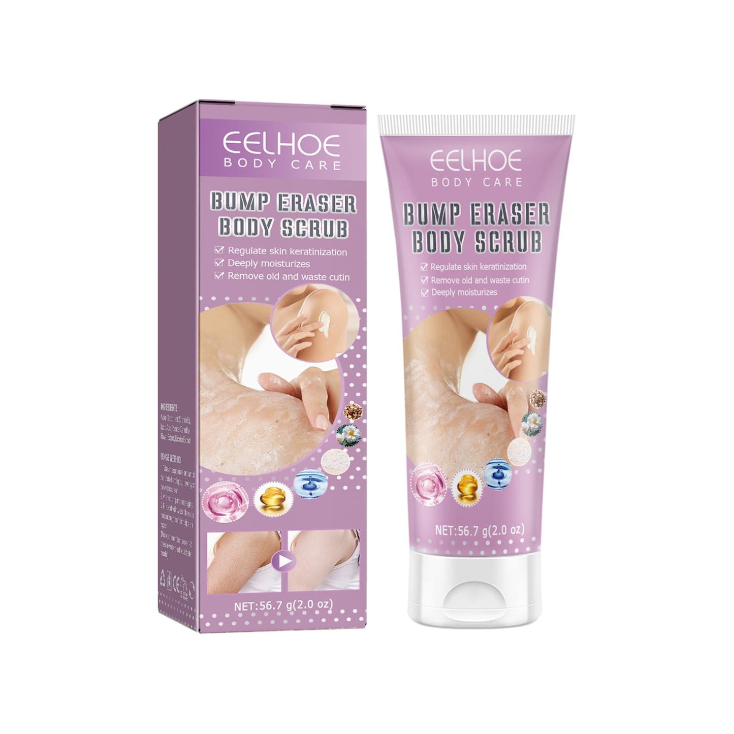 Body Exfoliating Cream Repairing Nourishing Skin Brightening Deep Clean Shrink Pores Moisturizer Skin Care Body Exfoliator Scrub