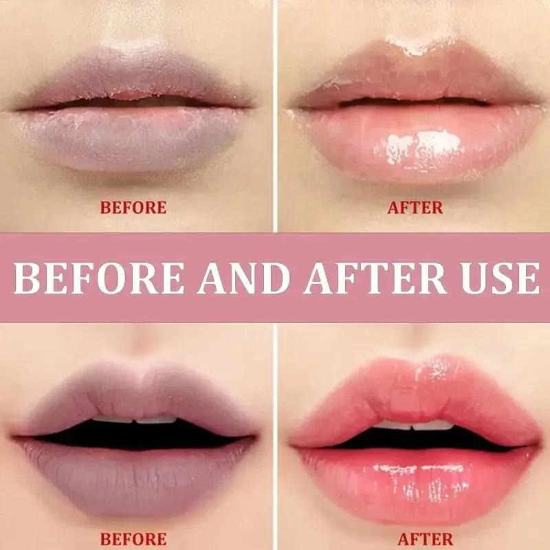 Remove Dark Lighten Lip Balm Exfoliating Dead Skin Anti-Crack Fade Lip Line Moisturizing Brighten Repair Lip Care Products