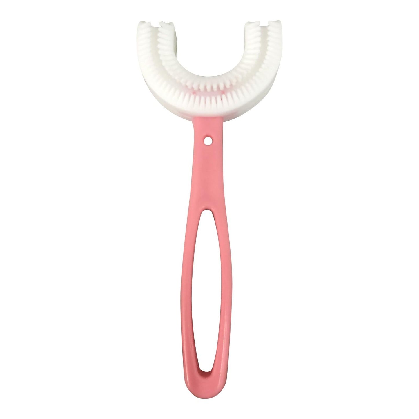 Kids U Shaped Toothbrush For 2 6 Years Food Grade Soft Silicone Brush Head 360 Oral Teeth Cleaning Design For Toddlers And Child
