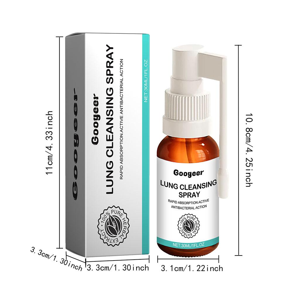 Lung Breath Spray 30ml Plant Formula Cleanser Mist For Lung Care Lung Respiratory Support Spray For Women Men Senior V1k7