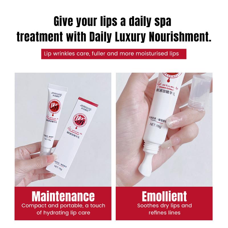 Sale!! Moisturizing Lip Balm Fade Lip Lines Nourishing Hydration Lips Serum Anti-dry Remove Dead Fast Lightening Pink Mouth Lipstick